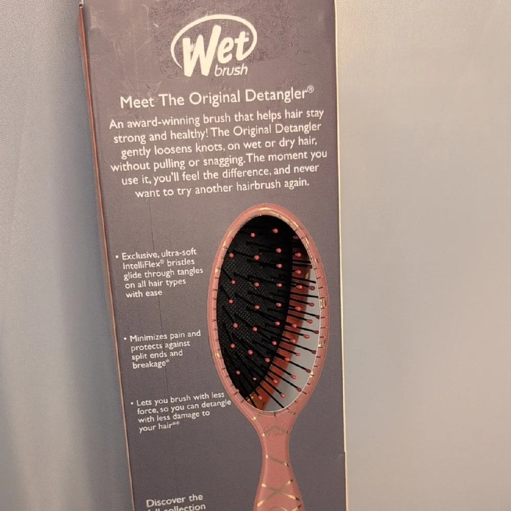 Original Detangler - Rust/Gold Geometric